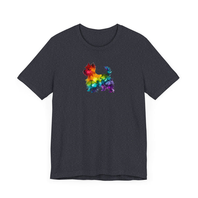 Rainbow West Highland Terrier T-shirt,Pride Shirt,Dog Lover Top,Rainbow Animals,LGBTQ+ Tee, Westie owner, West Highland White Terrier gift