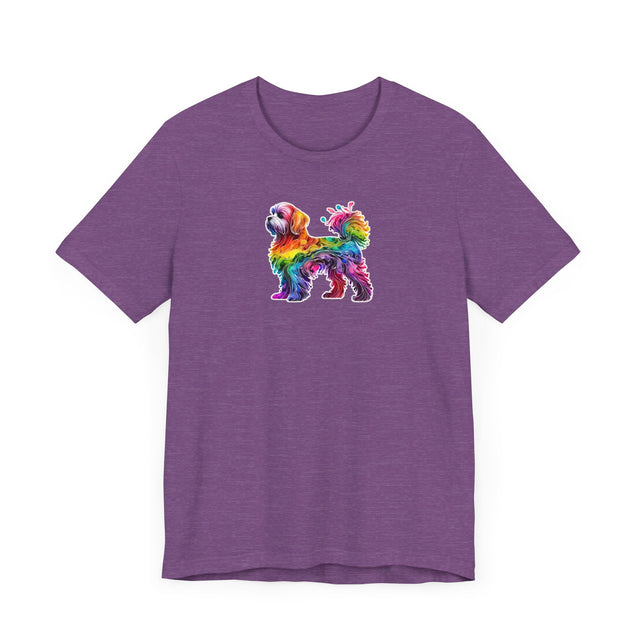 Rainbow Maltese T-shirt,Pride Shirt,Dog Lover Top,Rainbow Animals,LGBTQ+ Tee, Maltese gift, Maltese Owner
