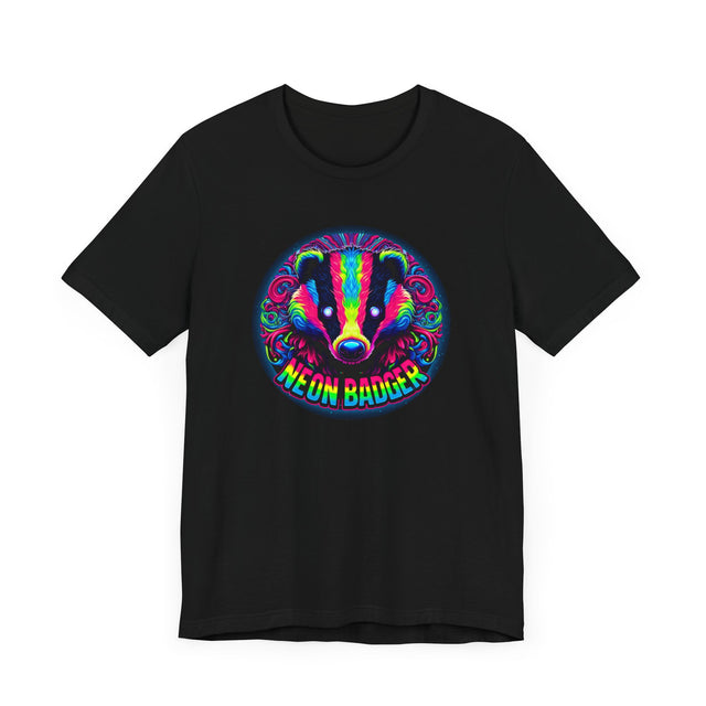 Neon Badger T-shirt, Badger Tee