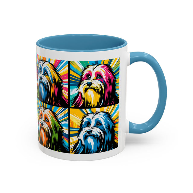 Havanese Coffee Cup,4-Panel Pop Art Mug,Havanese Lover,Hav Mom,Hav Dad,Dog Lover Gift,Havanese Gift