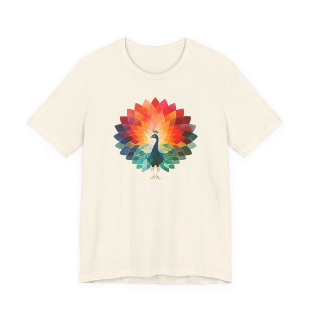 Rainbow Peacock T-shirt,Pride Shirt, Pride Parade Top, Rainbow Animals,LGBTQ+ Tee