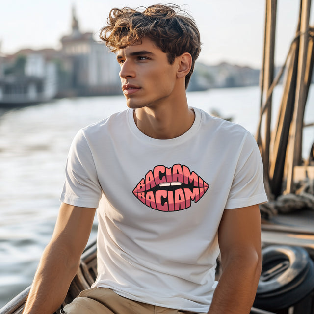 Baciami "Kiss Me" T-shirt, Italian Lover Shirt