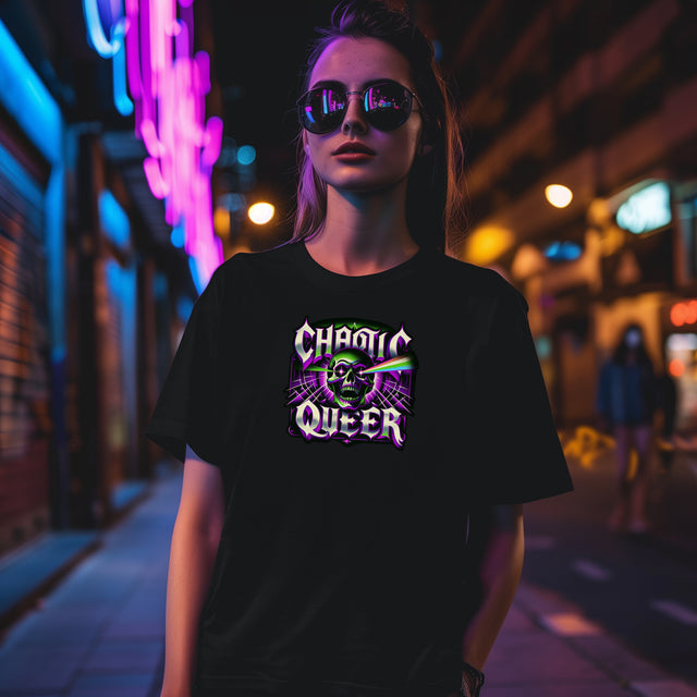 Chaotic Queer Shirt,Pride T-Shirt,Pride Parade T shirt, LGBTQ+ Tee,Nonbinary,Gay,Lesbian,Bisexual,Trans,BGLT,LBGT,Radical Fairies,Queer Goth
