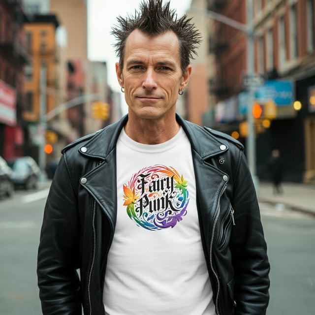 Fairy Punk T-shirt, Pride Shirt, Gender Queer Top, Gender Nonconforming Tee
