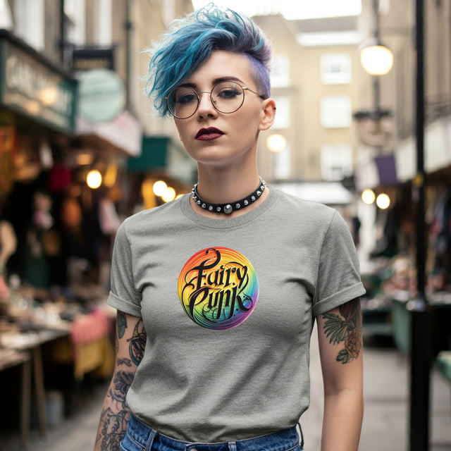 Fairy Punk T-shirt, Pride Shirt, Gender Queer Top, Gender Nonconforming Tee