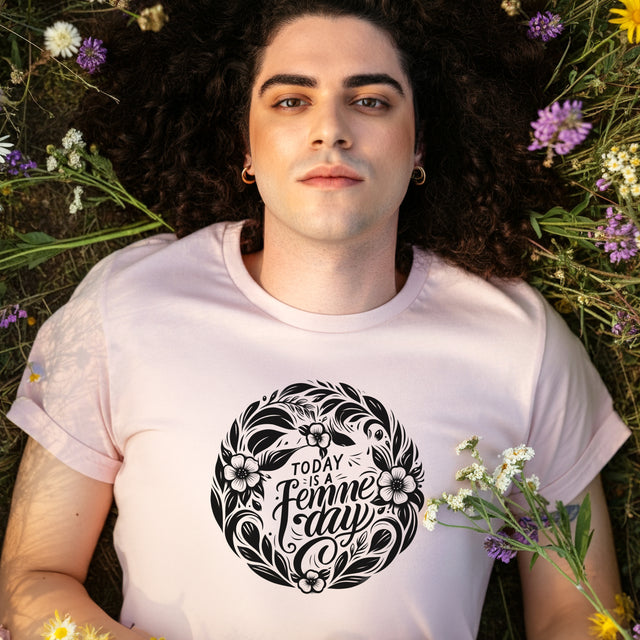 Today is a Femme Day Nonbinary Shirt, Gender Fluid, Enby Pride Shirt, Gender Neutral, Nonbinary Pride, non binary tee