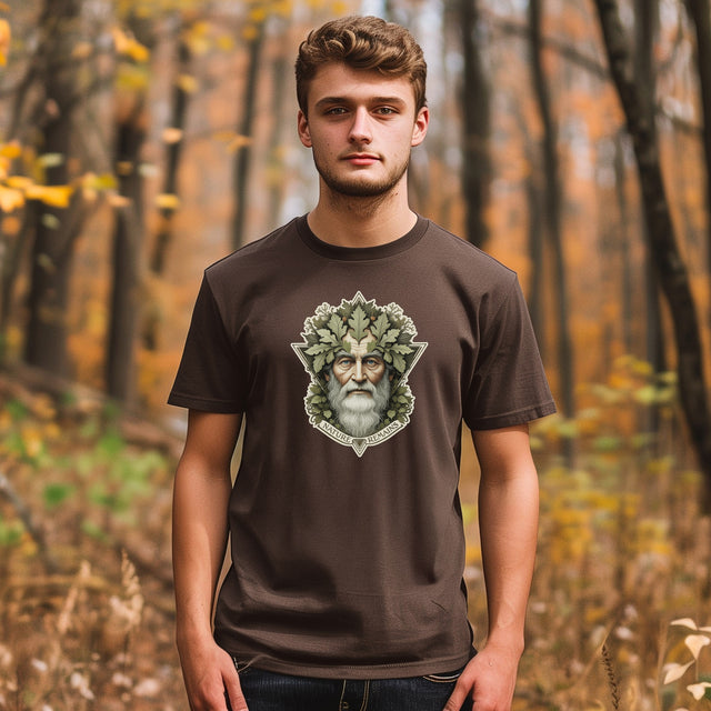 Green Man Shirt, Nature Remains T-shirt, Nature Lover, Walt Whitman Tee