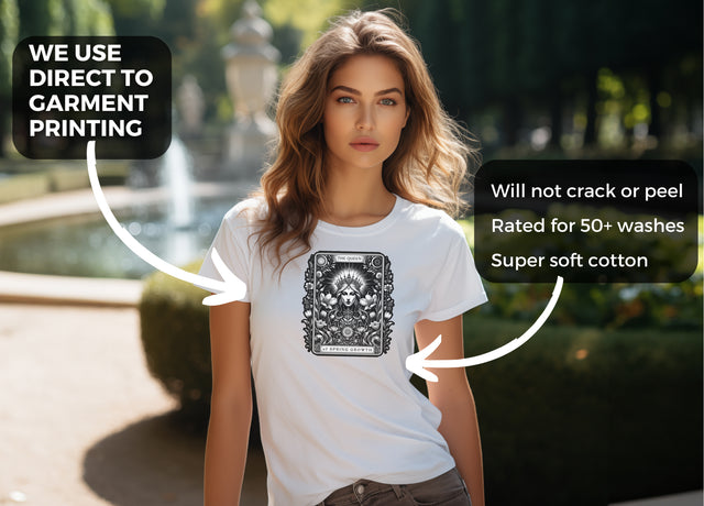 Queen of Spring Tarot card shirt,Mother's Day Gift,Witchy Shirt,Mystical Cards Tee,Celestial Astrology,Gardener Gift,Gift for her,Spring