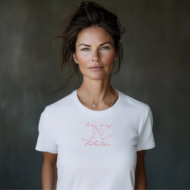 Wine is My Valentine shirt, Wine Lover Tshirt, Wine Snob Tee, Wine Drinker Tshirt, Wine Gift, Wine Lover Gift, Wine Valentine