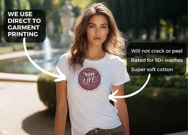Mom Life T-Shirt,Gift for Her,Gift for Wife,Mom Shirt,Momlife Shirt,Shirt for Moms,Mothers Day Gift,Trendy Mom Tee,Mama top,New Mom gift