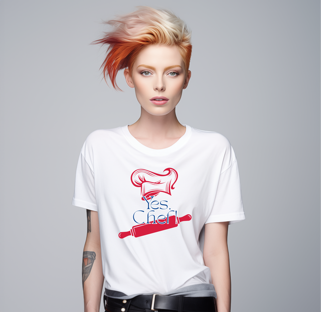 Yes, Chef two Tshirt, Culinary Tshirt, Chef shirt, Baker Shirt, Food Lover Shirt, Foodie, Food Lover Gift, Chef Gift, Foodie Gift