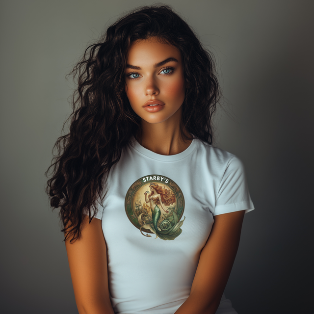 Starby's Tshirt, Coffee Lover T-shirt, Mermaid Lover Tshirt