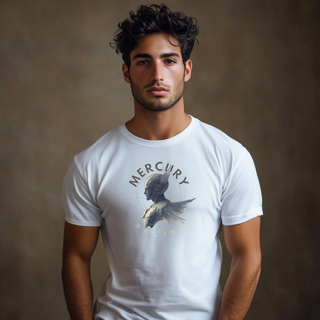 Mercury Racing, Mercury Racing Tshirt, Cool Graphic Tshirt, Roman God Mercury Tee