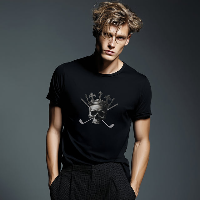 Golf king Tee, Golf Skull tee shirt, Golfing lover tshirt