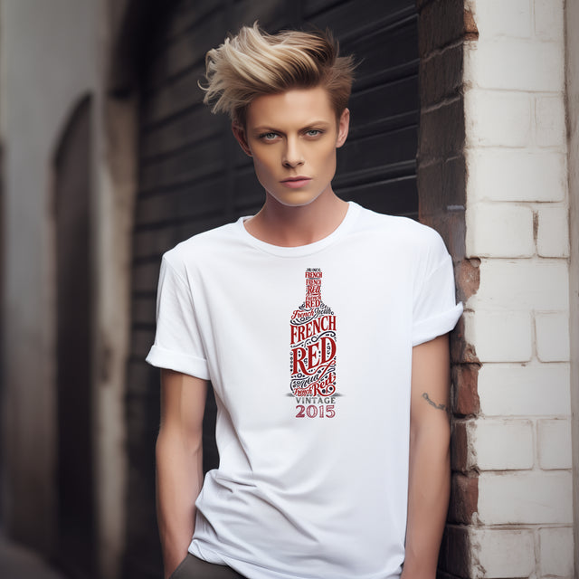 French Red Wine Tshirt, Wine Lover Tshirt, Wine Snob Tee, Wine Drinker Tshirt, 2015 vintage wine, It Was A Good year for French wine Tshirt