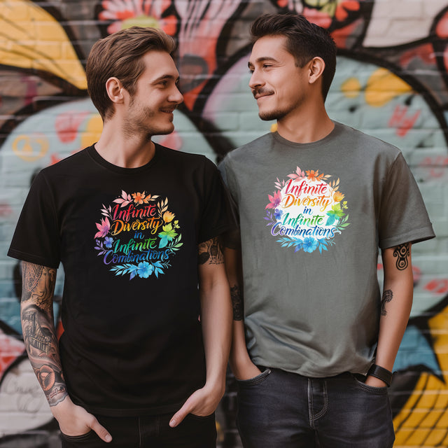 Infinite Diversity In Infinite Combinations T-shirt, Sci-fi Fan Shirt