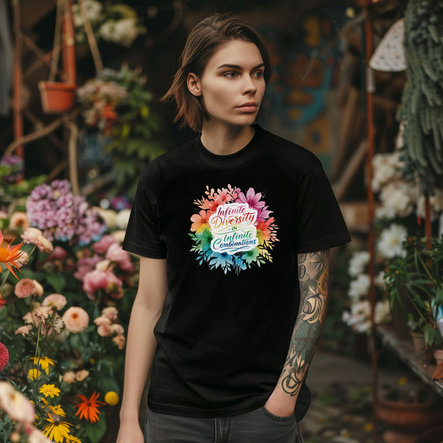 Infinite Diversity In Infinite Combinations T-shirt, Sci-fi Fan Shirt