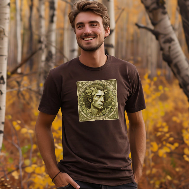 John Keats Tee, The Poetry of the Earth is Never Dead T-shirt, Poetry T-shirt