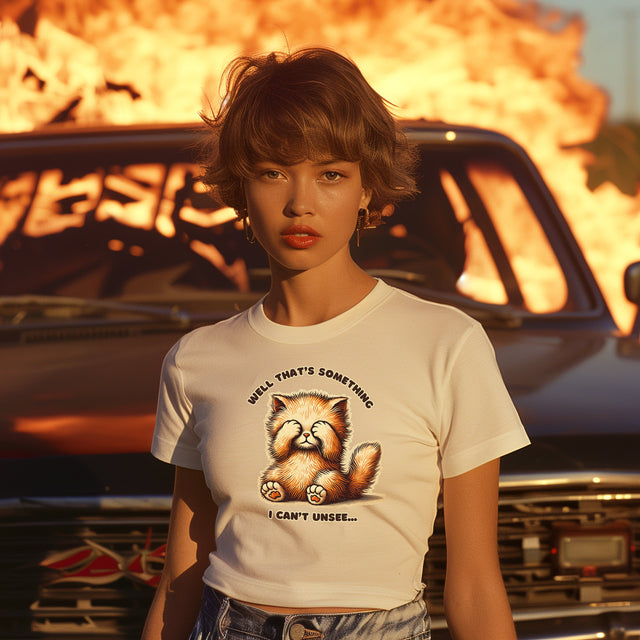 Well That's Something I Can't Unsee tee, Cute Kitten Tshirt