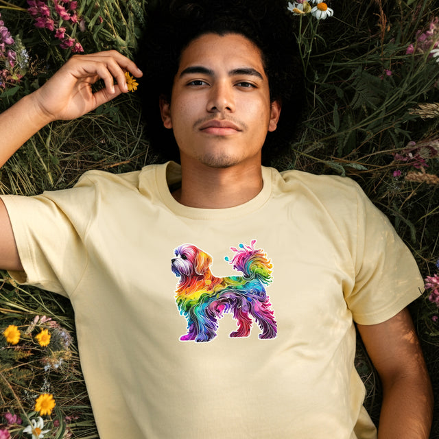 Rainbow Maltese T-shirt,Pride Shirt,Dog Lover Top,Rainbow Animals,LGBTQ+ Tee, Maltese gift, Maltese Owner