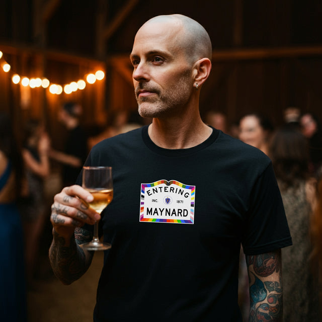 Maynard Town Sign Pride T-shirt, Pride Shirt
