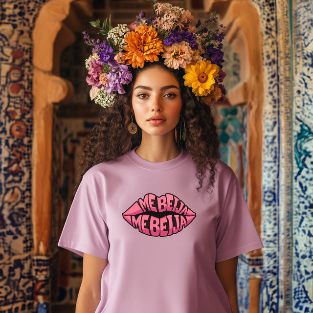 Me Beija "Kiss Me" Lips T-shirt, Portuguese Lover Shirt