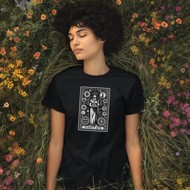 Mother of Queens,Greek Queen top,Tarot card shirt,Mothers Day Gift,Tarot Reader Gift,Mystical Cards Tee,Gift for her,Girl mom gift,Wife Gift