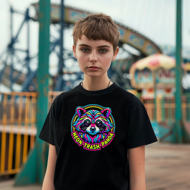 Neon Trash Panda T-shirt, Raccoon Shirt, Animal Lover T shirt