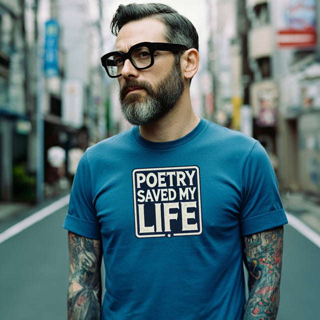Poetry Saved My Life Box T-shirt, Poetry Shirt