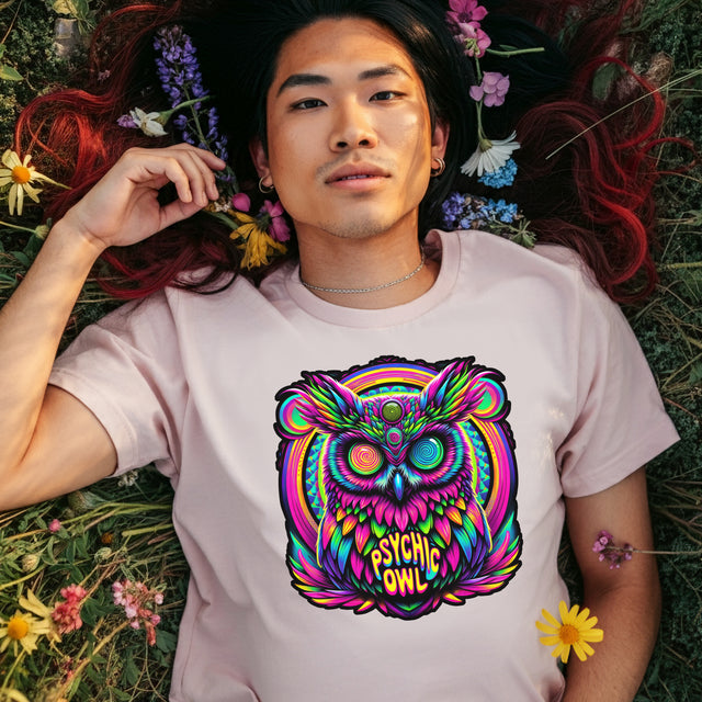 Psychic Owl T-shirt, Owl Tee, Bird Lover