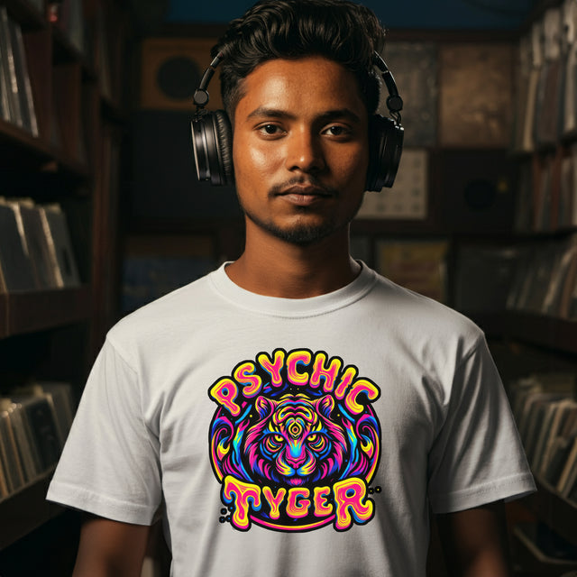 Third Eye Psychic Tyger T-shirt, Tiger Lover Top, Big Cat Lover