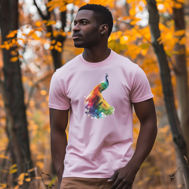 Rainbow Peacock T-shirt, Pride Shirt
