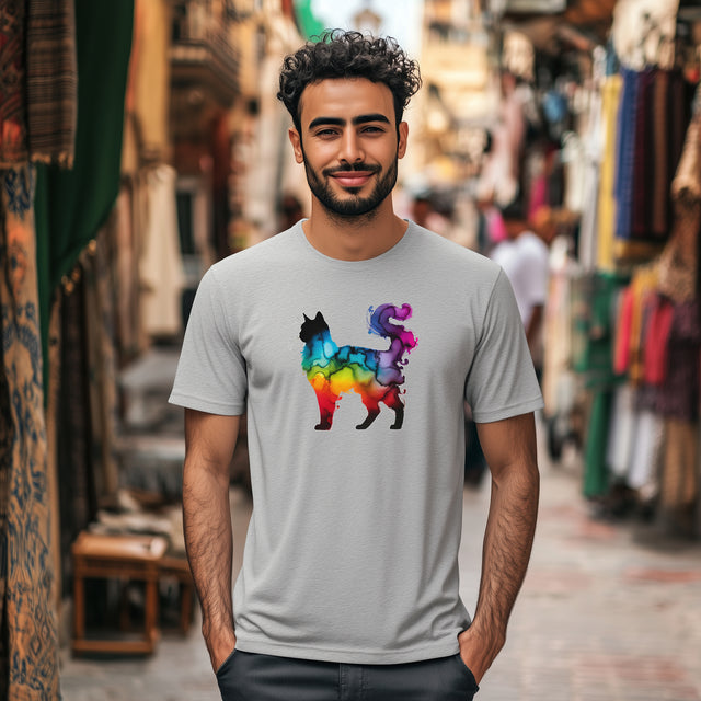 Rainbow Fluffy Cat T-shirt,Pride Shirt,Cat Lover Top,Rainbow Animals,LGBTQ+ Tee,Feline,Kitten,Kitty