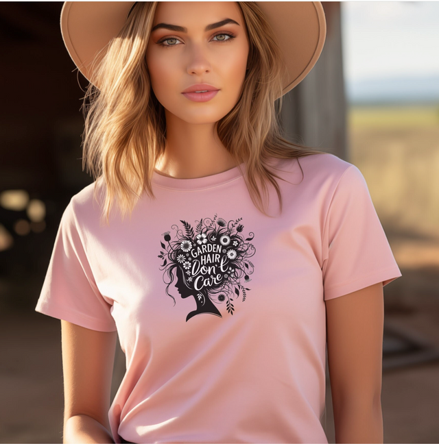 Garden Hair, Don't Care Tshirt, Funny Gardening shirt, Cute Gardener Tshirt, Gardener Gift, Mothers Day Gift, Gardener present, Gift for her