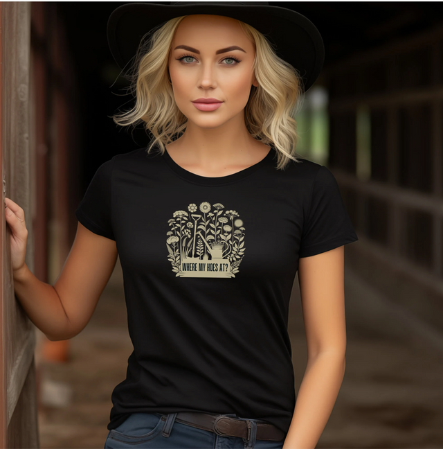 Where My Hoes at? Tshirt, Funny Gardening Tshirt, Funny Gardener Tshirt, Gardener Gift, Mothers Day Gift, Fathers Day Gift, Gift for her