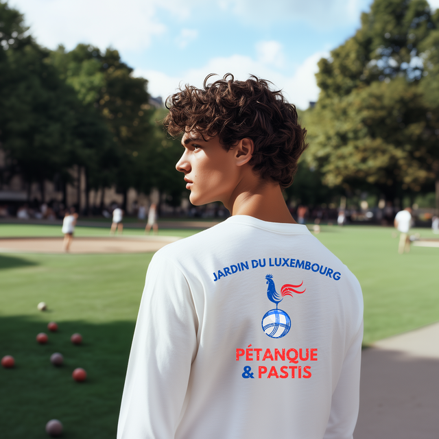 Paris Petanque Tee, Petanque lover T-shirt, French lover T-shirt, Paris lover T-shirt